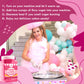 Cotton Candy Floss Sugar Package of 2ct-(Pink Vanilla and Blue Raspberry)-2lb Each Flavor- (2ct-2lb Jars)