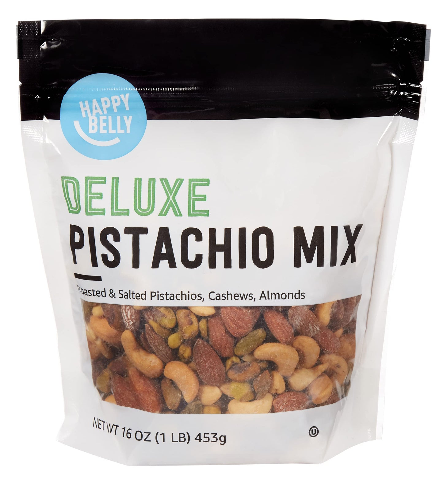 Happy Belly Deluxe Pistachio Mix, 16 Ounce, Pack of 1