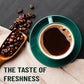 Kiaa Ethiopian Enhanced Ground Dark Roast - 12Oz, 100% Organic Arabica, Full-Bodied Bold Flavor, Rich & Smooth, Perfect For Espresso, French Press & Drip Brewing, Freshly Roasted