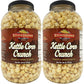 Stonehedge Farms Kettle Corn Crunch Popcorn | 26 oz (Pack of 2) Reclosable Barrels | Bulk Popped Gourmet Kettlecorn | Made in US