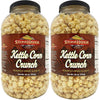 Stonehedge Farms Kettle Corn Crunch Popcorn | 26 oz (Pack of 2) Reclosable Barrels | Bulk Popped Gourmet Kettlecorn | Made in US