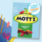 Motts Fruit Flavored Snacks, Assorted Fruit, Pouches, 0.8 oz, 22 ct