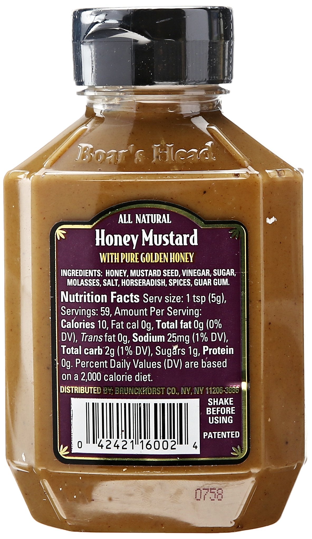 Boars Head Honey Mustard 10.5 Oz (3 Pack)