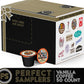 Perfect Samplers French Vanilla Coffee Pods Variety Pack, Medium Roast, 50 Count for Keurig K Cups