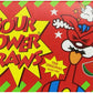 Sour Power Candy Straws, Watermelon, 1.75 Ounce, Pack Of 24