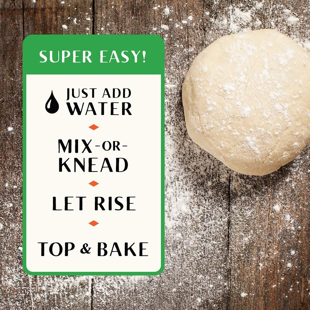 Urban Slicer Pizza Worx - Neapolitan Style Pizza Dough - At-Home Pizza Making Kit For Classic Artisan Crust - 13.4 Oz. Bags - 2 Pack - Makes 4 Pizzas