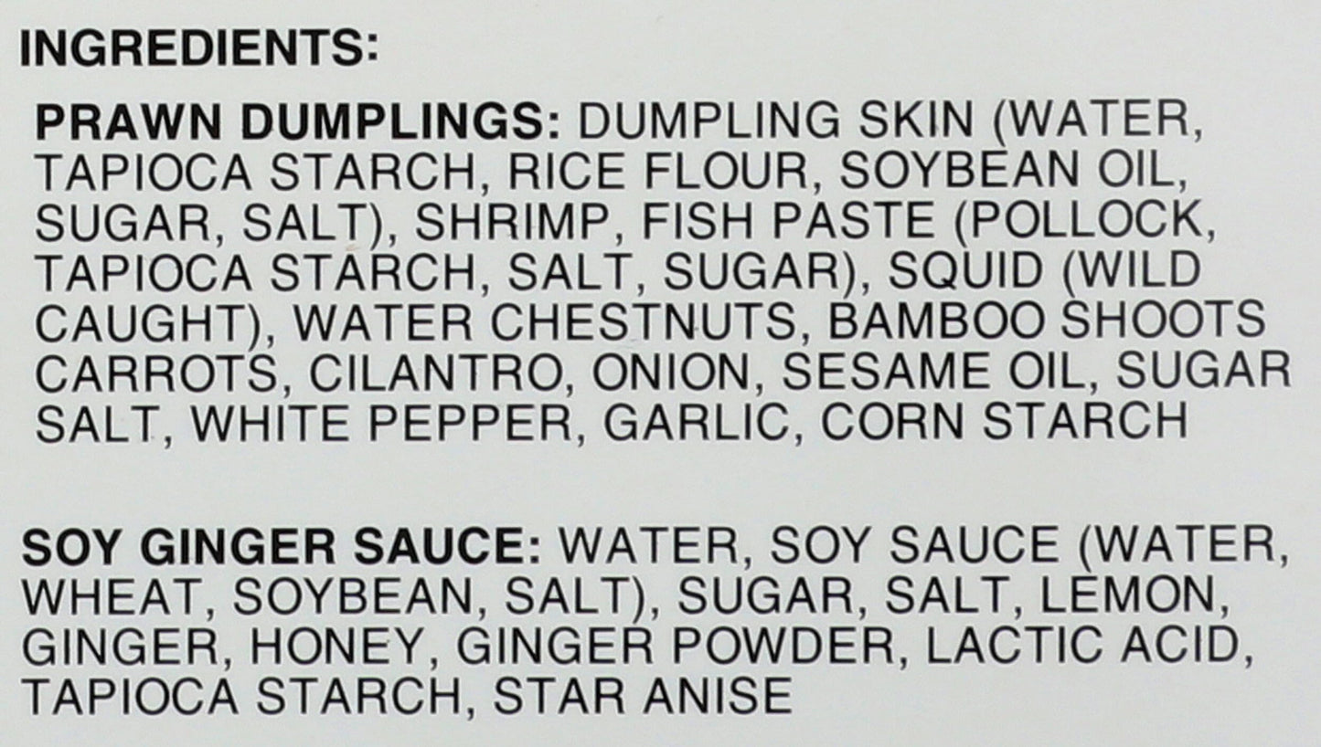 Royal Asia, Prawn Dumplings with Soy Ginger Sauce, 7 Ounce (Frozen)