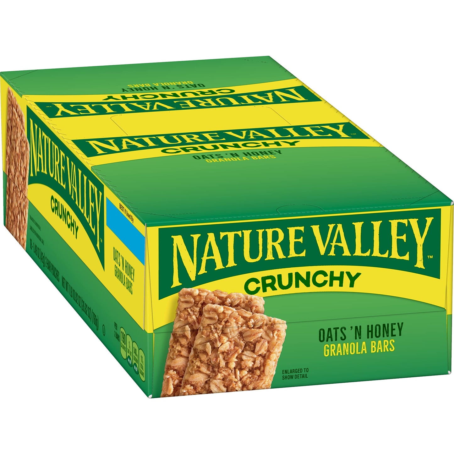 Nature Valley Crunchy Granola Bars, Oats n Honey, 36 Bars, 26.82 OZ (18 Pouches)