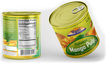 Rani Mango Pulp Puree (Makes Mango Lassi Shakes) Alphonso Sweetened 30Oz (1.875Lbs) 850G Pack Of 2 ~ Kosher | All Natural | Non-Gmo | Vegan | No Colors | Gluten Friendly | Indian Origin