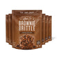 Brownie Brittle - Original Chocolate Chip Thin and Crispy Sweet Snacks, Family Size (Pack of 6, 5 oz), Rich Gourmet Brownie Bite