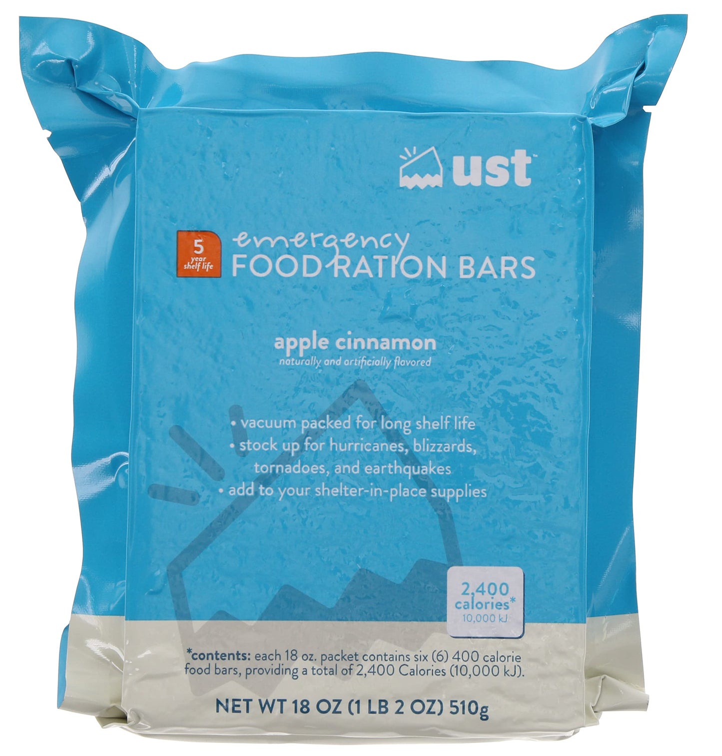 Ultimate Survival Technologies, Emergency Food Rations, Lxwxd: 6'' X 4.5'' X 1.25''