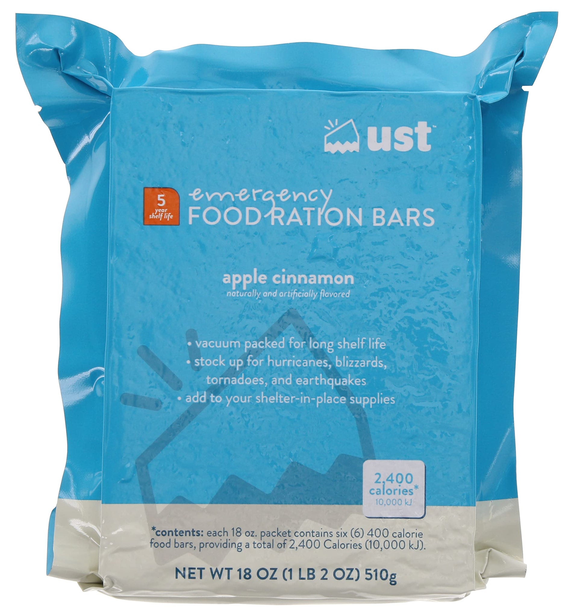 Ultimate Survival Technologies, Emergency Food Rations, Lxwxd: 6'' X 4.5'' X 1.25''