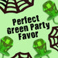 Ring Pop Green Halloween Candy Lollipops, 30Ct Bulk Candy Individually Wrapped in Green Watermelon Flavor, Full Size, Fun Hard C
