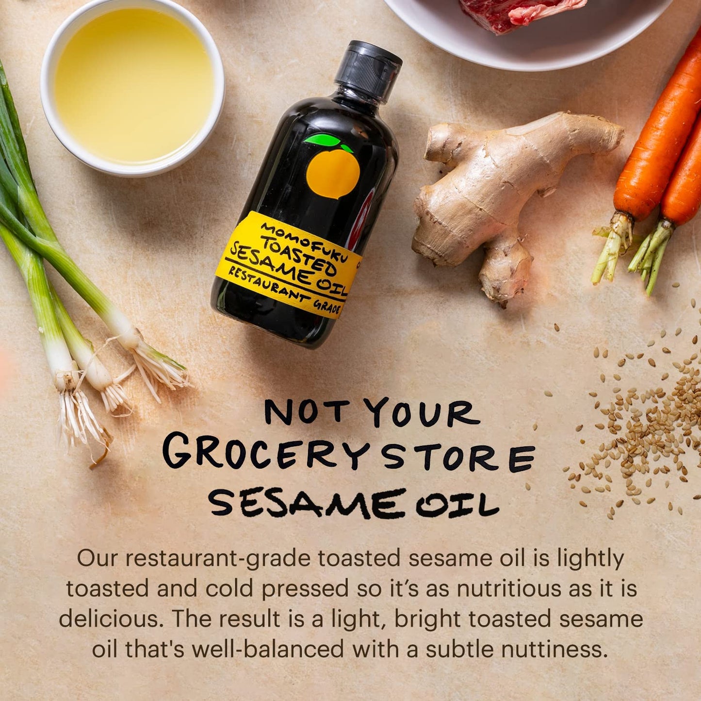 Momofuku Toasted Sesame Oil By David Chang, (8 Ounces), Chef Made For Cooking & Umami