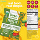 IWON Organics Spicy Sweet Pepper Flavor Snack Stix, High Protein and Organic Healthy Snacks, 8 Bags, 1.5 Ounce