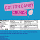 Cotton Candy Crunch Topping For Ice Cream, Froyo, Frappes, Cupcake And Dessert Toppings 7 Ounce