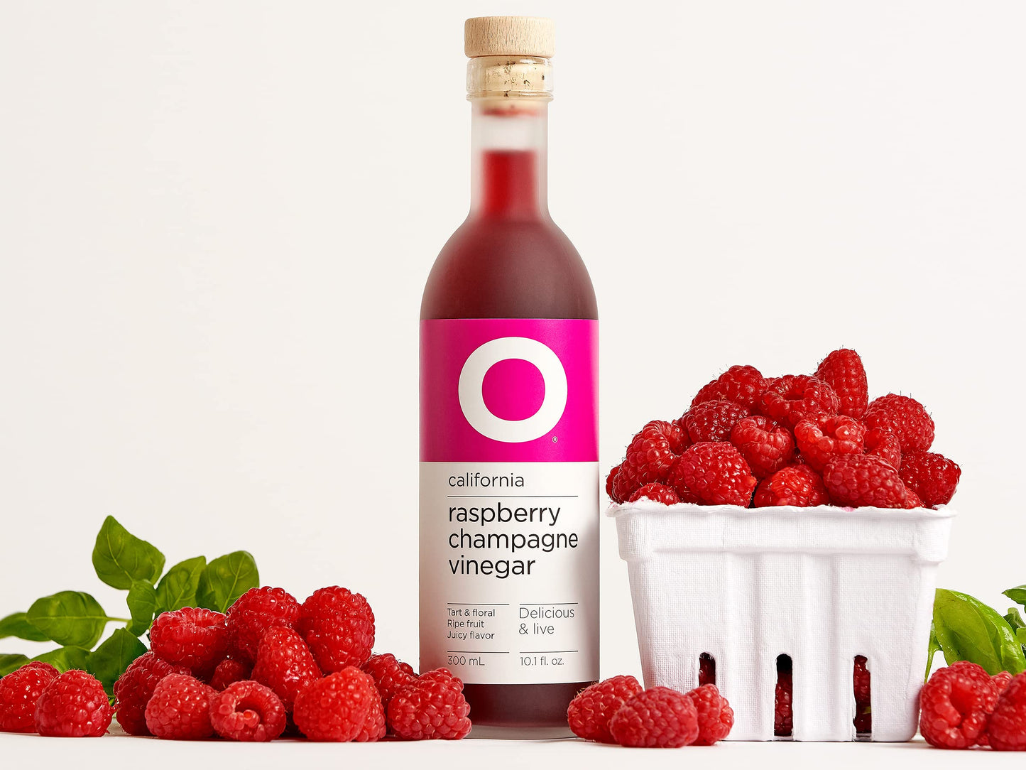 O Olive Oil Raspberry Champagne Vinegar, 10.1 Fl Oz, Pack of 1