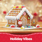 Gingerbread House kit [Set of 2] DIY Gingerbread House, Fun Holiday Activity for Kids, Ease Crafted Grooves Decor Kit of 2 House