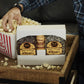 Amish Country Popcorn | 2-2 lb Bags | Red and Blue Popcorn Kernels with Cheddar Cheese Seasoning Variety Set | Old Fashioned, No
