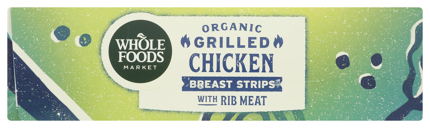 Whole Foods Market, Organic Grilled Chicken Breast Strips, Step 3, 8 Ounce