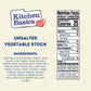 Kitchen Basics Unsalted Vegetable Stock, 8.25 oz Carton, Pack of 12, Model 611443320282