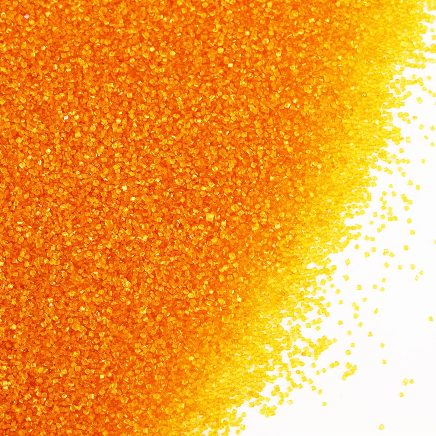 Kasvan Gold Sanding Sugar Sprinkles - Edible Sugar Crystals, Baking Cake Decorations, Ice Cream Toppings Cupcake Decorating, Wed