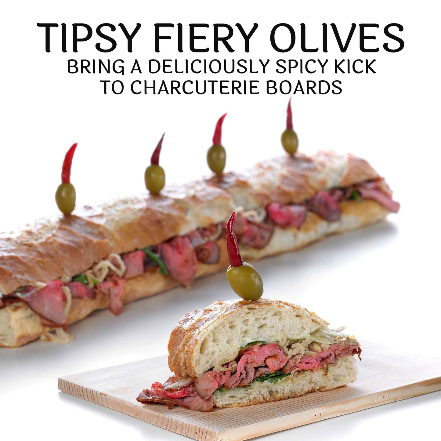 Sable & Rosenfeld Stuffed Green Olives with Turkish Peppers - 5oz (Pack of 1)