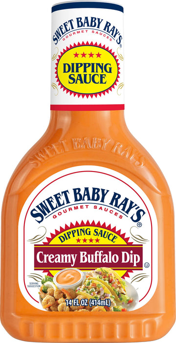 Sweet Baby Rays Creamy Buffalo Wing Dipping Sauce (Pack of 3) 14 oz Bottles