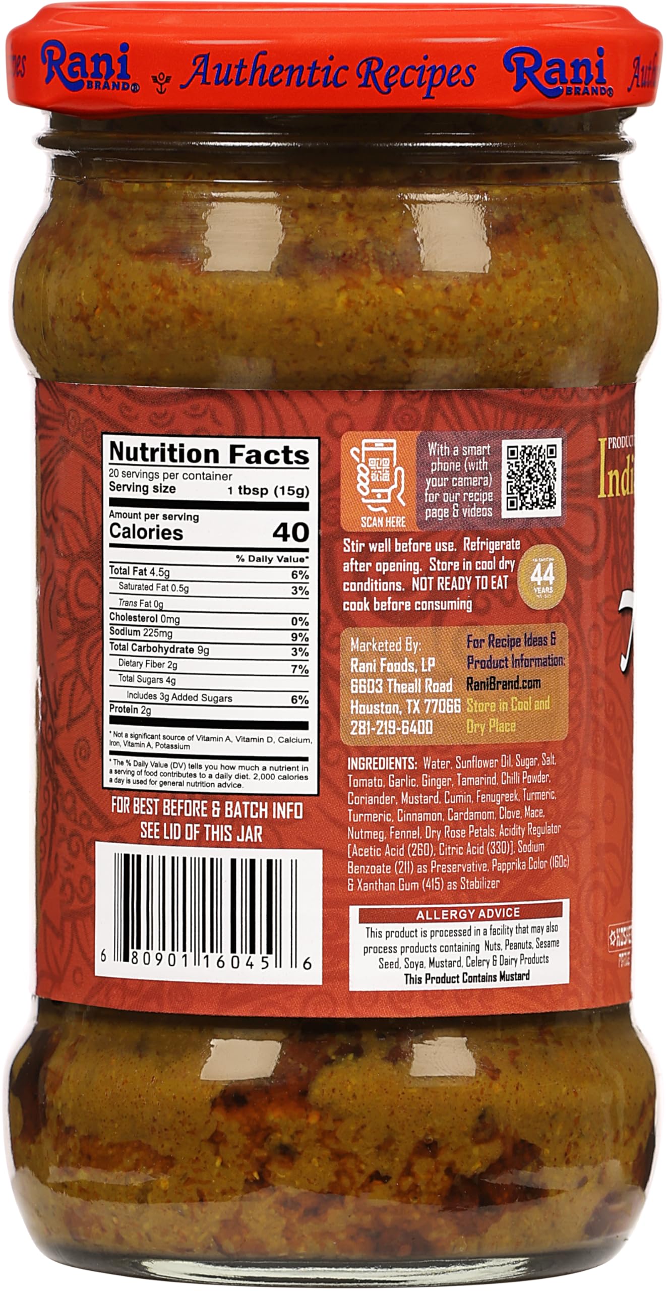 Rani Tikka Masala Cooking Spice Paste 10.5Oz (300G) Glass Jar, Pack Of 5+1 Free ~ No Colors | All Natural | Non-Gmo | Kosher | V