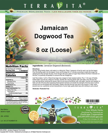 Jamaican Dogwood Tea (Loose) (8 Oz, Zin: 427635)