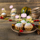 Gyufise 24Pcs Pumpkin Oh Baby Cupcake Toppers Pink Fall Pumpkin Cupcake Picks Baby Shower Cake Decorations Pumpkin Themed Baby S