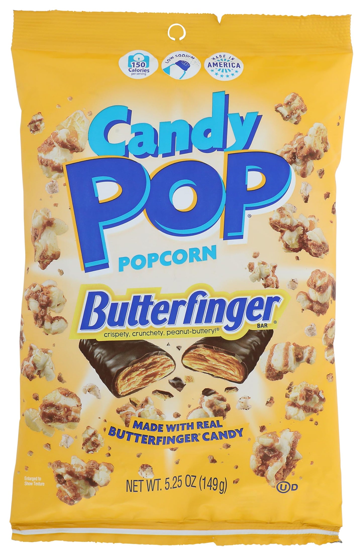 Candy Pop Candy Coated Popcorn Made With Nestle Butterfinger