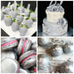 DecorRom Luster Dust Edible Set - 5 Food Grade Shimmer Powders in Spray Bottle - Silver Color