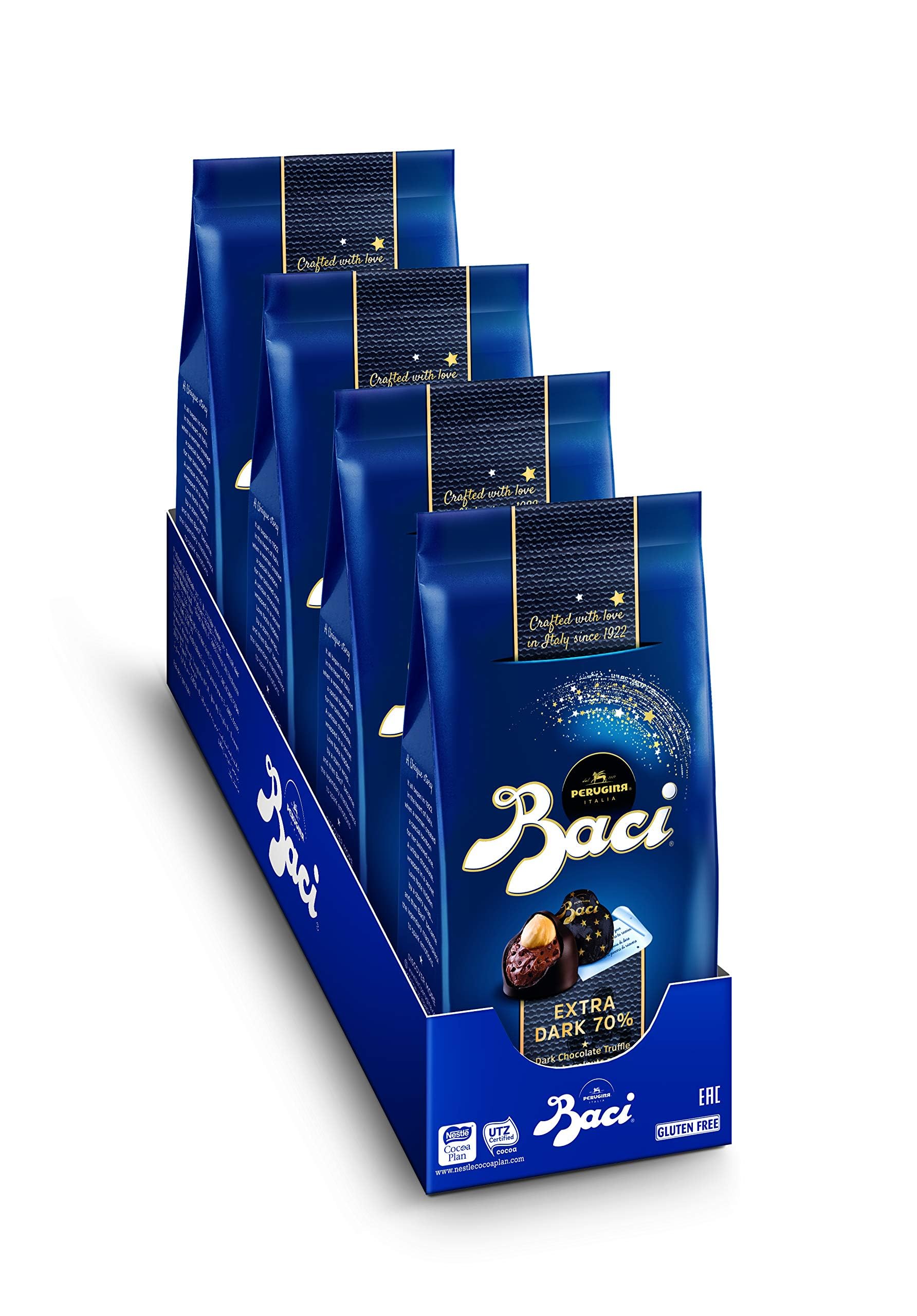 Perugina Dark Chocolate Chocolate Pack Of 4 (4.4 Ounce) Bag