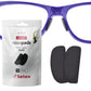 Setex Gecko Grip 1.8Mm Thick Anti Slip Eyeglass Nose Pads, (Bulk Pack 15 Black Pair) Usa Made, Innovative Microstructured Fibers