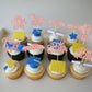 Gyufise 24Pcs Prom Cupcake Topper 2025 Prom Cake Topper For Party 2025 Prom Graduation Cupcake Topper 2025 Graduation Party Deco