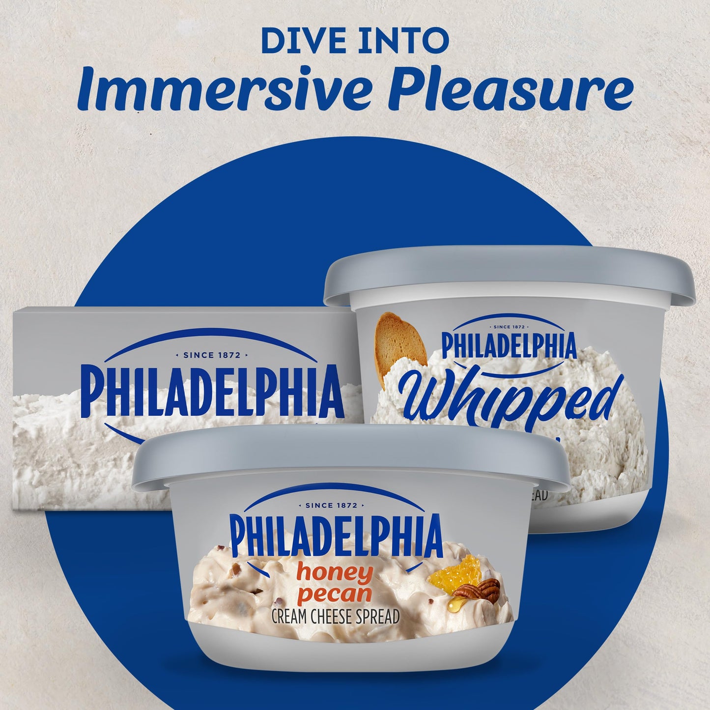 Philadelphia Honey Pecan Cream Cheese Spread, 7.5 oz Tub