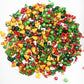 Christmas Tree Sprinkles Small Bell Candy Sugar Sprinkle Red And Green Sprinkles Cake Decorations Cupcake Toppers Cookie Decorat