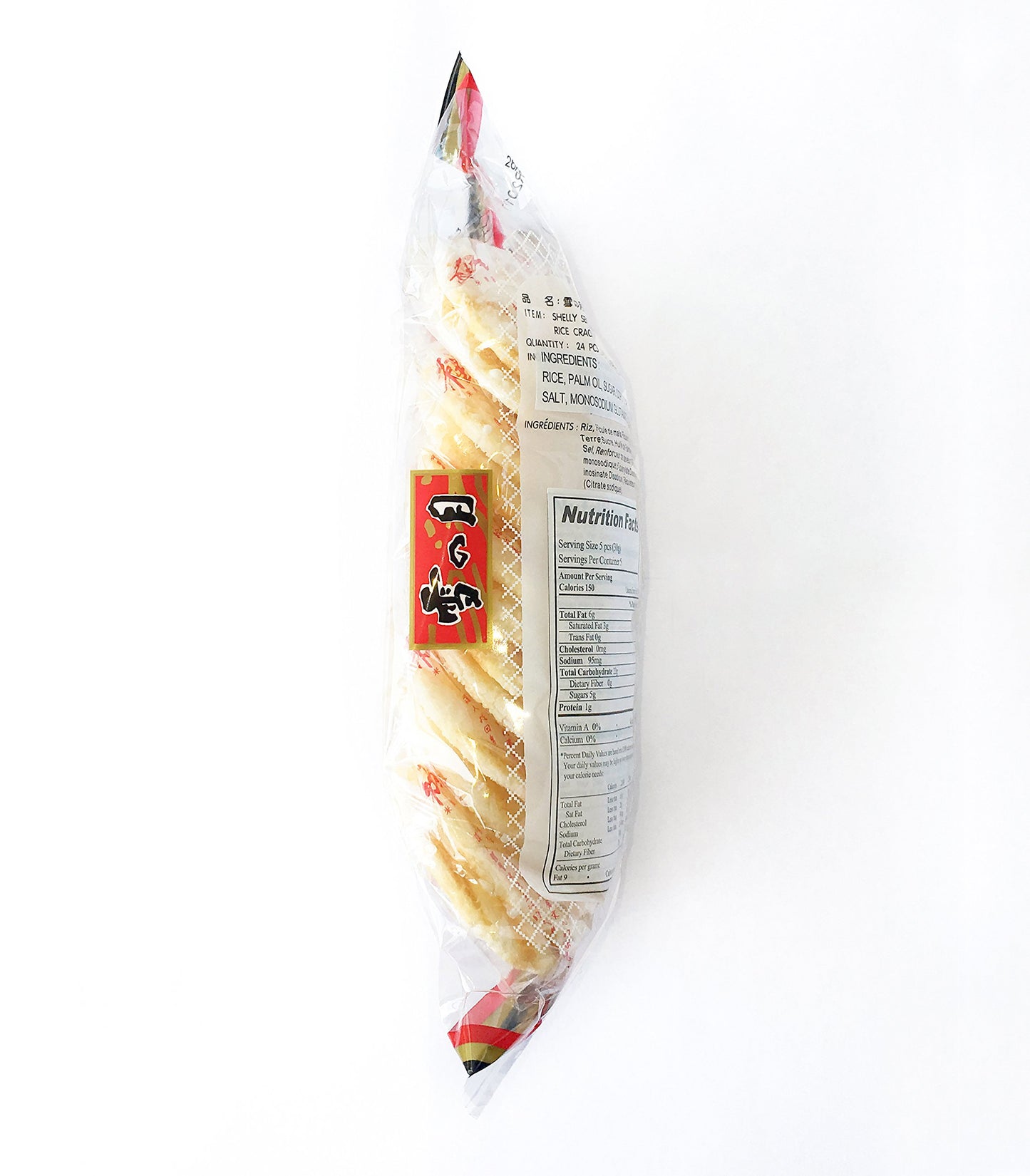Want Want Big Shelly Shenbei Snowy Crispy Rice Cracker Biscuits - Sugar Glazed 5.30 Oz.