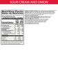 Pringles Potato Crisps Chips, Sour Cream & Onion, 2.5Oz (12 Count)