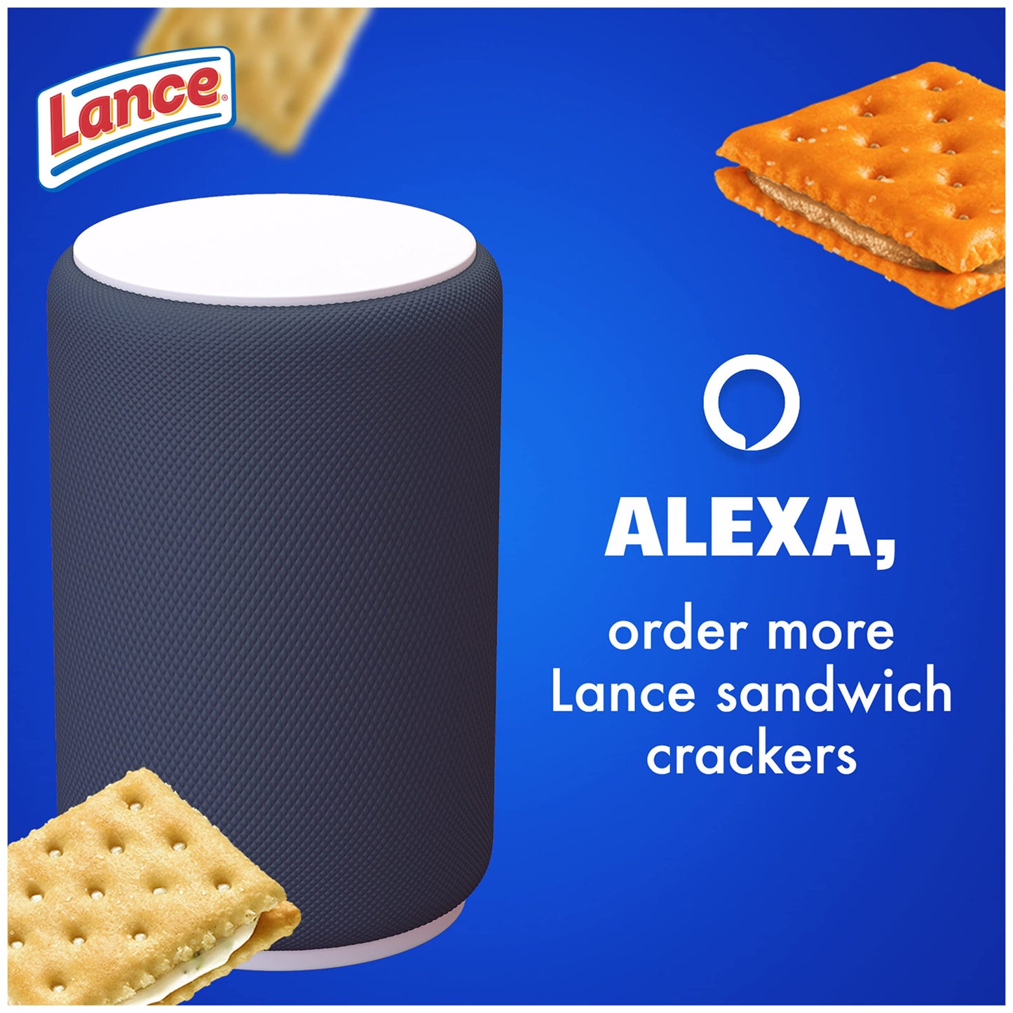 Lance Sandwich Crackers, Variety Pack, 3 Flavors, 10 Individually Wrapped Packs, 6 Sandwiches Each
