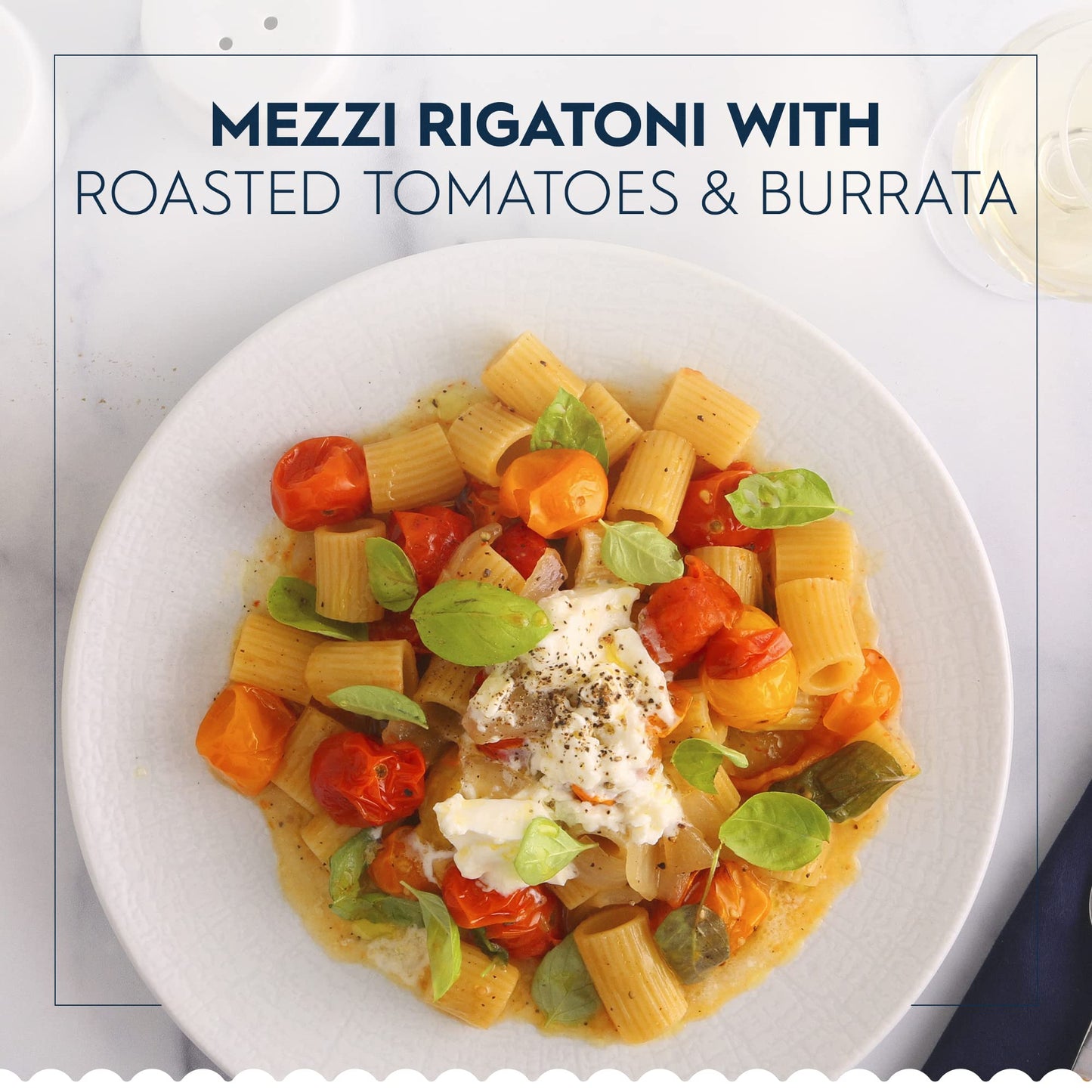 Barilla Mezzi Rigatoni Pasta, 16 oz. Box - Non-GMO, Made with Durum Wheat Semolina - Kosher Certified