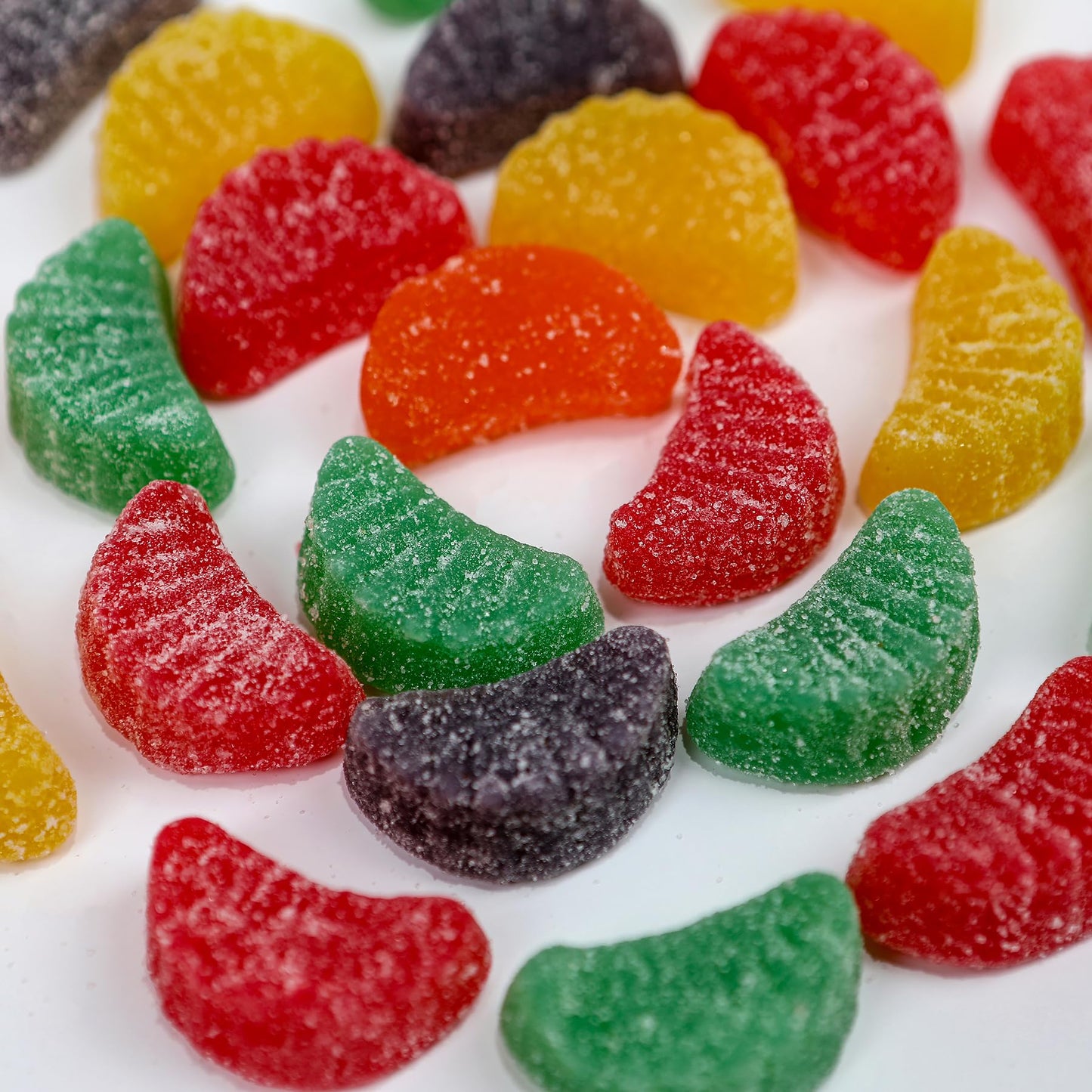 Smarty Stop Assorted Slice Wedges Candy - 5 LB Pack - Orange & Lime Flavors