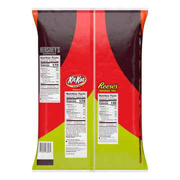 HERSHEY'S, KIT KAT and REESE'S Assorted Milk Chocolate Candy Variety Bag, 80.39 oz (265 Pieces)