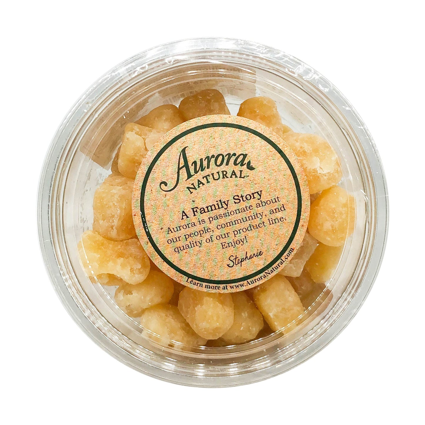 Aurora Products Crystallized Ginger Chunks, 11 OZ - Sweet, Chewy Snack, Perfect for Baking or Cooking
