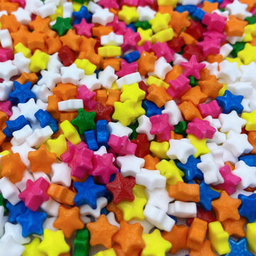 LittleStar Sprinkles - Colorful Deluxe Star Sprinkle for Cake Decorating 4 ounce - Sugar Mix Star Sprinkles for Cupcake Toppers,
