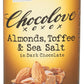 Chocolove Xoxox Bar Almond Toffee Salted, 3.2 Ounce