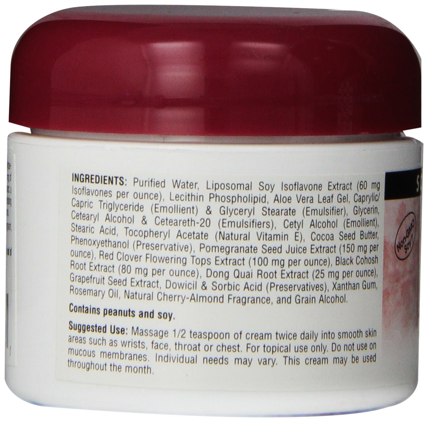 Source Naturals Phyto-Estrogen Cream, Paraben-Free, From Non-Gmo Soy - 2 Oz Cream