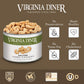 Virginia Diner Jumbo Salted Cashews, Non-GMO, Preservative Free, 18 Oz Can
