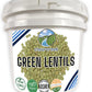 Green Lentils | 25 LBS | Emergency Food Storage Bucket | Non-GMO | Vegan | Bulk